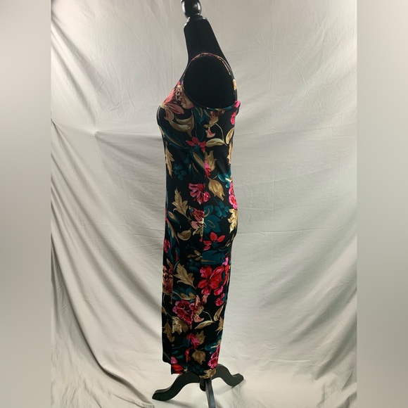 Boho Floral Print Split Thigh Cami Dress - Picture 8 of 10